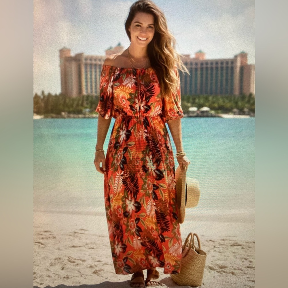 NWT Floral Maxi Dress Label of Love size Medium (16)